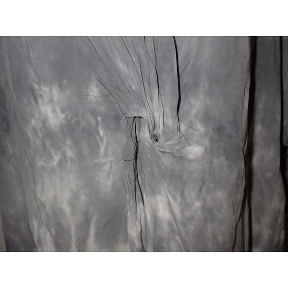 Surf Gypsy Twist Front Duster Swim Cover-Up Dress Grey Tie Dye Size S Boho - Picture 4 of 6